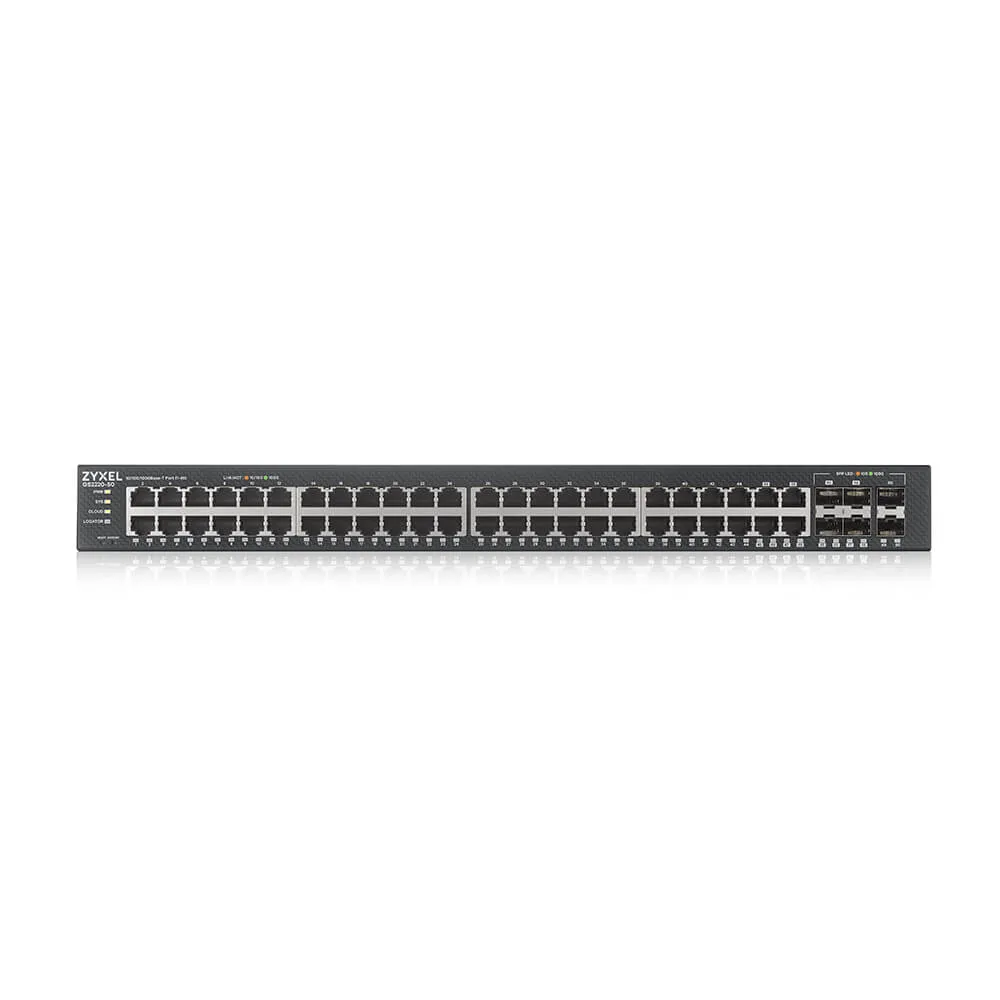 Zyxel GS2220-50-EU0101F Netzwerk-Switch Managed L2 Gigabit Ethernet (10/100/1000) Schwarz – Bild 2