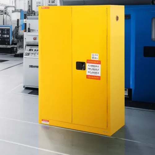 VEVOR Sicherheitsschrank für brennbare Flüssigkeiten, 170 L, Lagerschrank für brennbare Flüssigkeiten aus kaltgewalztem Stahl, 42,9 x 18,1 x 165,61cm, explosionsgeschützt, mit 2 verstellbaren Regale – Bild 7