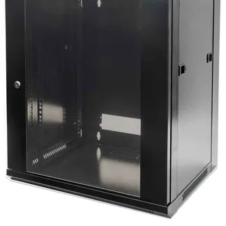 Intellinet 19″ Wandverteiler, 6 HE, 370 (H) x 570 (B) x 450 (T) mm, Flatpack, schwarz Intellinet 19″ Wandverteiler, 6 HE, 370 (H) x 570 (B) x 450 (T) mm, Flatpack, schwarz