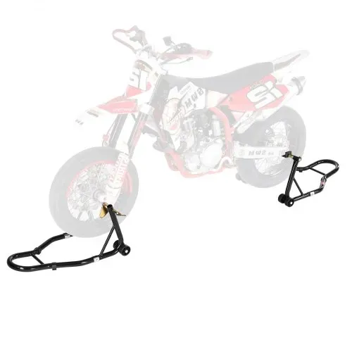 VEVOR Motorrad Ständerlift Montageständer vorne hinten, 50 kg belastbarer Vorderrad-Doppelgabelständer, Hinterrad-U+L-Gabel-Schwingarm-Spulenständer, Motorradheber für die meisten Motorräder – Bild 10