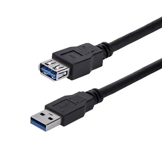 StarTech.com USB 3.0 Verlängerungskabel 1m – Stecker/ Buchse – Schwarz StarTech.com USB 3.0 Verlängerungskabel 1m – Stecker/ Buchse – Schwarz
