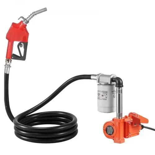 VEVOR Kraftstoffpumpe, 12 V DC, 37 L/min, Dieselpumpen-Set, mit automatischer Abschaltdüse, Förderschlauch, Überhitzungsschutz, Stromkabel, explosionsgeschützt, für Benzin, Diesel & Kerosin – Bild 8