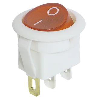 Wippenschalter McPower 3-polig, rote Wippe, beleuchtet, 250V/6A, Stellungen: EIN/AUS Wippenschalter McPower 3-polig, rote Wippe, beleuchtet, 250V/6A, Stellungen: EIN/AUS