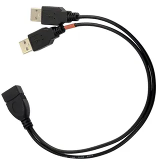 ALLNET USB 2.0 Typ A female -> 2x USB Typ A Male Daten Power Kabel ALLNET USB 2.0 Typ A female -> 2x USB Typ A Male Daten Power Kabel