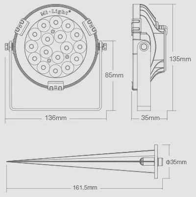 MiBoxer FUTC02-V2 LED Gartenstrahler 9W RGB+CCT (RGB_CCT) IP65 WLAN & Funk – Bild 2