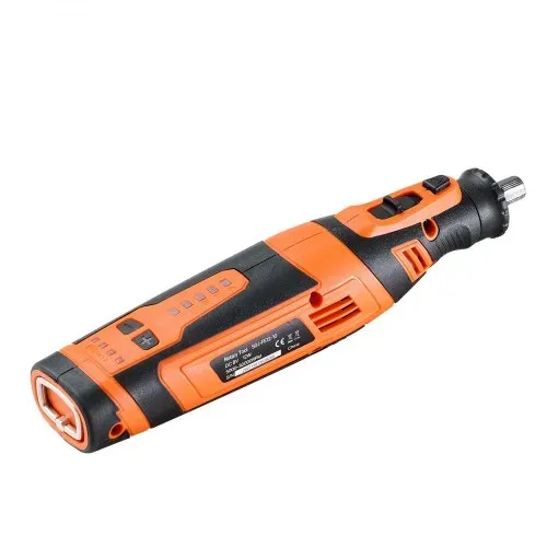 VEVOR 136-tlg. Akku Multifunktionswerkzeug, DC8V tragbares Mini-Rotationswerkzeug, 5 Gang 5000–30000 U/min, zum Gravieren, Schleifen, Polieren, Schnitzen, Schleifen, Schneiden, Heimwerkerhandwerk – Bild 9