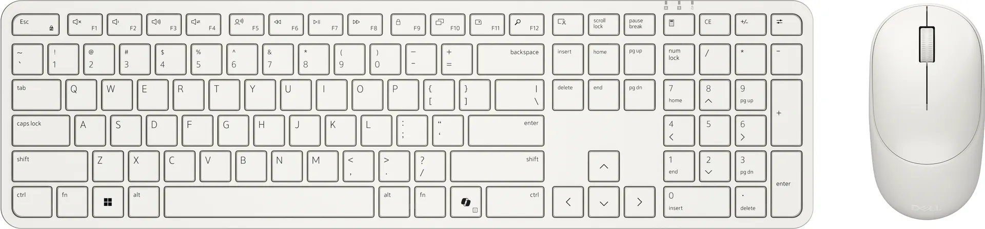 DELL Pro 5 KM526 Tastatur Maus enthalten Heimbüro RF Wireless QWERTZ Deutsch Weiß DELL Pro 5 KM526 Tastatur Maus enthalten Heimbüro RF Wireless QWERTZ Deutsch Weiß