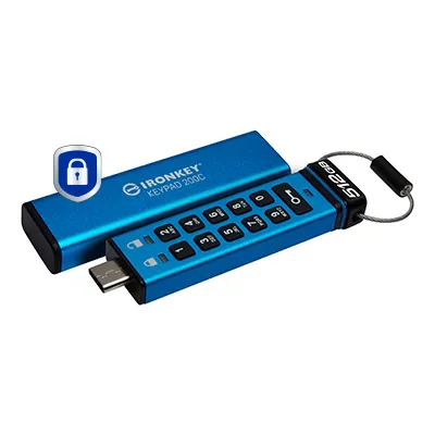 Kingston Technology IronKey 512GB USB-C Keypad 200C, FIPS 140-3 Lvl 3 AES-256 – Bild 2