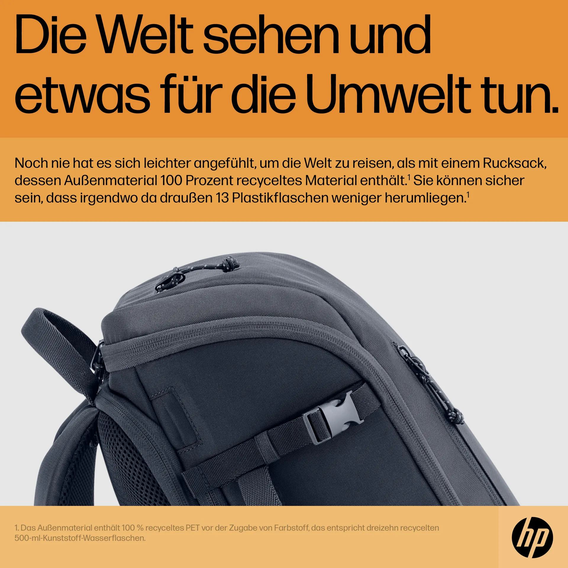 HP Travel 25 Liter 15,6 Zoll Laptop-Rucksack (Iron Grey) – Bild 5