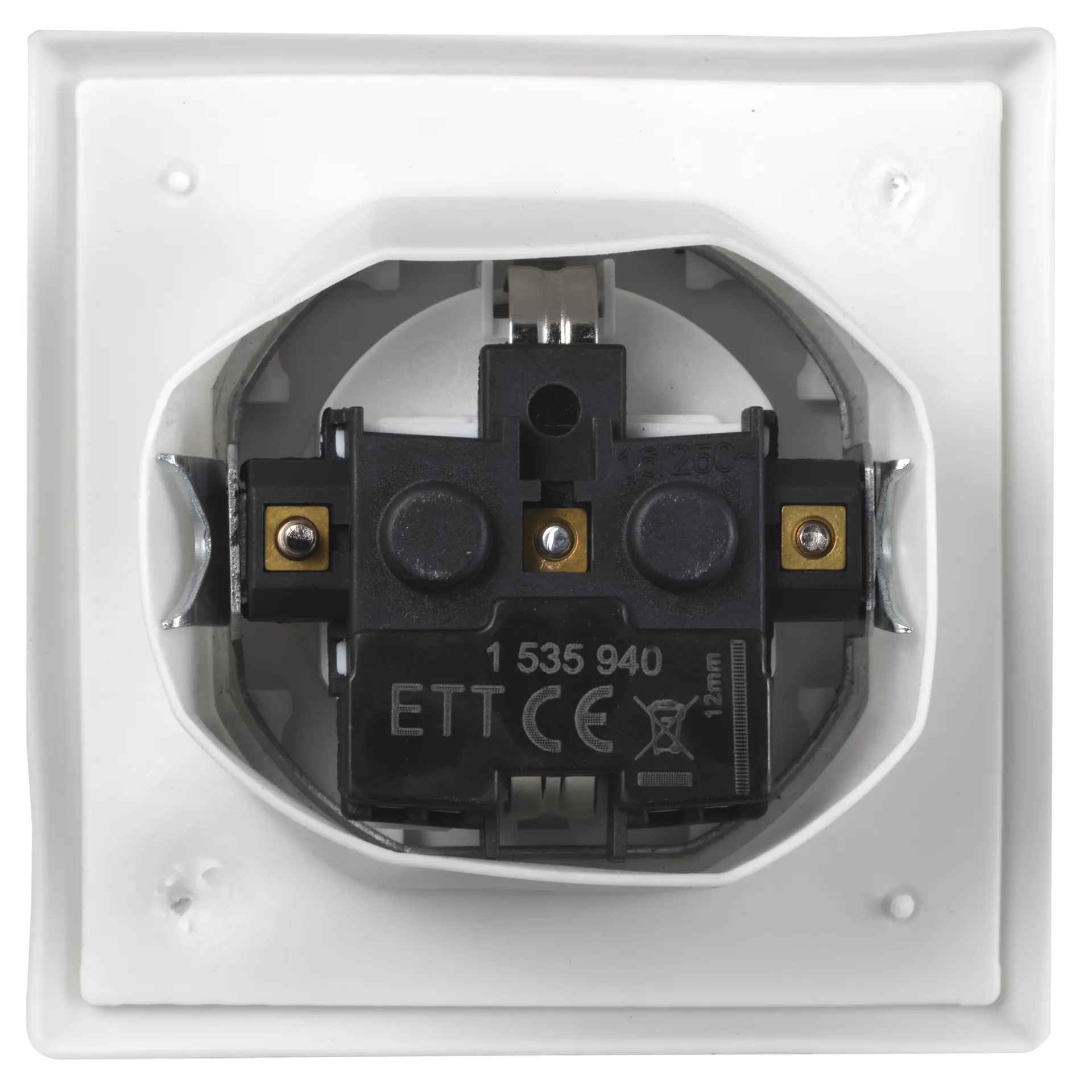 Schutzkontakt-Steckdose McPower ''Shallow'' 250V/16A, UP, IP44, Steckanschluss – Bild 3