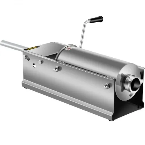 VEVOR Wurstfüller 5L Fleischwölfe Wurstmaschine Wurstfüllmaschine Horizontal Edelstahl Wurstspritze – Bild 8