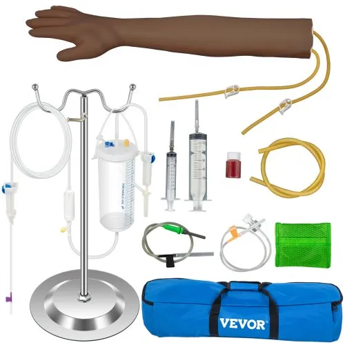 VEVOR Scientific Injektionsarm Intravenöse Injektion, Trainingsarm Komplette intravenöse Injektion, Injektionsarm Braun Training Modell Blutentnahmearm Venenpunktion Medizin- und Pflegestudenten VEVOR Scientific Injektionsarm Intravenöse Injektion, Trainingsarm Komplette intravenöse Injektion, Injektionsarm Braun Training Modell Blutentnahmearm Venenpunktion Medizin- und Pflegestudenten