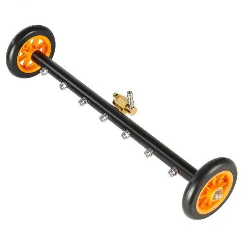 VEVOR 590 mm Hochdruckreiniger-Unterbodenreiniger, Edelstahl-Oberflächenreiniger, max. 4000 PSI, Winkeleinstellungsgetriebe, 7 Sprühdüsen, 2 verlängerte Stäbe für Auffahrt, Terrasse, Deck – Bild 9