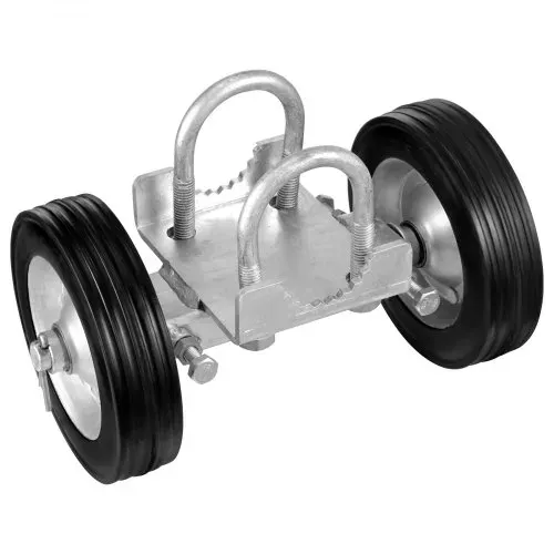 VEVOR Schiebetürbeschlag Set, Rollbeschläge, universell verstellbare Schiebetürrolle, Schienenräder, robuste Schiebetor-Führungsrolle für Schiebetore und Rolltüren, 272 kg Tragfähigkeit, schwarz – Bild 10