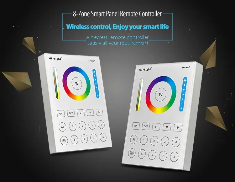MiBoxer B8 LED Fernbedienung Smart Panel RGB-WW (RGB-CCT) 8 Zonen – Bild 2