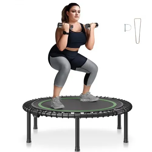 VEVOR Faltbares Mini-Trampolin Fitness-Rebounder 1027 mm, 150 kg belastbares Tainingstrampolin, Rebounder Sport Trampolin Mini-Trampolin Gartentrampolin für Erwachsene für Indoor-/Gartentraining VEVOR Faltbares Mini-Trampolin Fitness-Rebounder 1027 mm, 150 kg belastbares Tainingstrampolin, Rebounder Sport Trampolin Mini-Trampolin Gartentrampolin für Erwachsene für Indoor-/Gartentraining