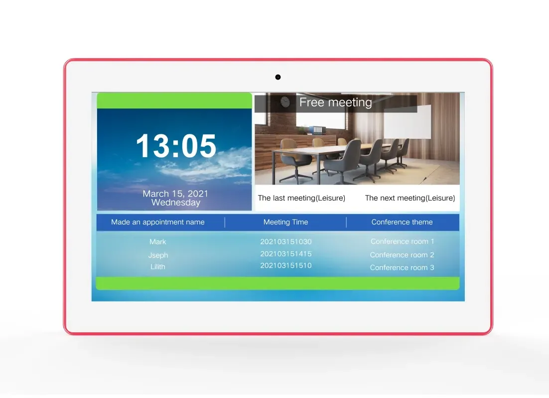 ALLNET Meetingraum RGB LED Tablet 15 Zoll RK3399 weiß Android 10 und NFC/RFID ALLNET Meetingraum RGB LED Tablet 15 Zoll RK3399 weiß Android 10 und NFC/RFID
