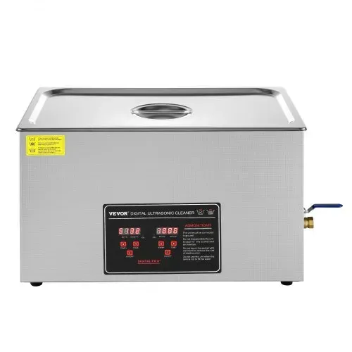 VEVOR Ultraschallreiniger Ultraschall Edelstahl-Reinigungsgerät 600 W, 30 L Ultraschallreinigungsgerät mit digitaler Anzeige 0-30 Min, Reinigung Ultraschall für Schmuck, Brillen, Uhren usw. – Bild 8