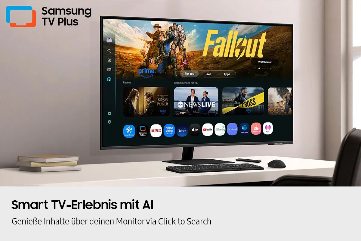 Samsung M7 43" Smart Monitor (M70F) 4K UHD 60Hz 4ms Vision AI – Bild 6