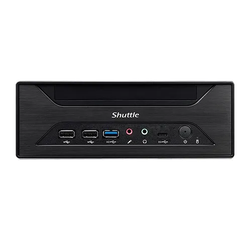 Shuttle XPC slim Barebone XH610 - S1700, Intel H610, 1xDP, 1xHDMI, 1x VGA, 2x COM (RS232), 2x LAN (2.5G and 1G), 1x slim 5.25", 2x 3.5", 2x M.2, 24/7 Dauerbetrieb – Bild 2