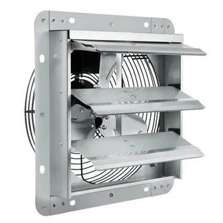 VEVOR Abluftventilator, 254 mm, 1400 U/min, 753 CFM, Wandlüfter aus Aluminium zur Wandmontage mit Wechselstrommotor, Belüftung und Kühlung für Gewächshäuser, Garagen, Schuppen, Geschäfte VEVOR Abluftventilator, 254 mm, 1400 U/min, 753 CFM, Wandlüfter aus Aluminium zur Wandmontage mit Wechselstrommotor, Belüftung und Kühlung für Gewächshäuser, Garagen, Schuppen, Geschäfte