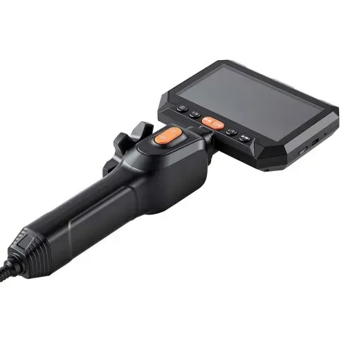 VEVOR Drehbare Endoskopkamera mit Licht, Inspektionskamera mit Zwei-Wege beweglichem Kopf, IP67 Wasserdichte Rohrkamera mit 5 Zoll Display 1,5 m Kabel 5000mAh Akku, 3,9 mm Boreskopkamera für Auto Haus – Bild 9