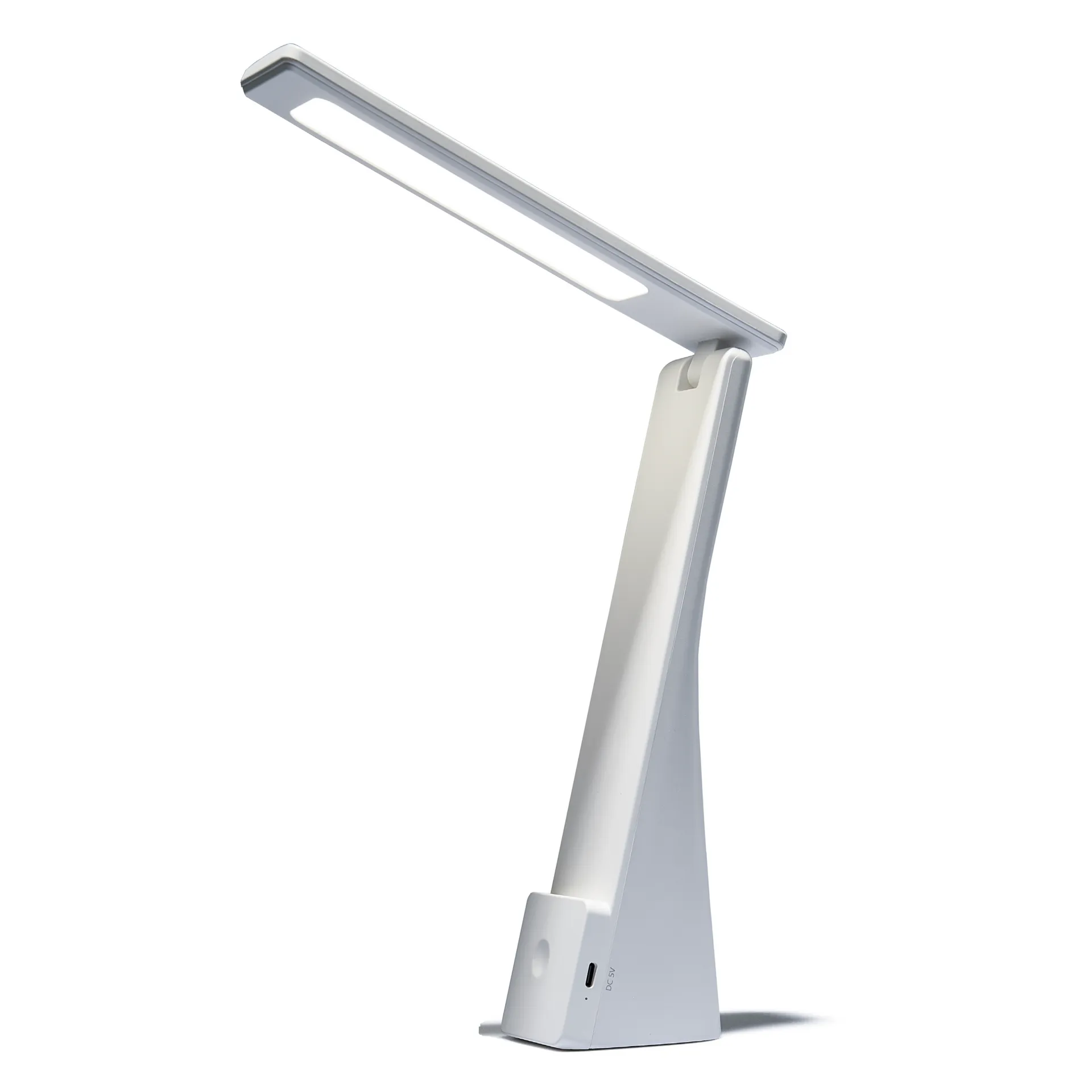 LED-Schreibtischleuchte EINLICHT “Tafel“ 5W, dimmbar, USB-C, Akku, schwenkbar LED-Schreibtischleuchte EINLICHT “Tafel“ 5W, dimmbar, USB-C, Akku, schwenkbar