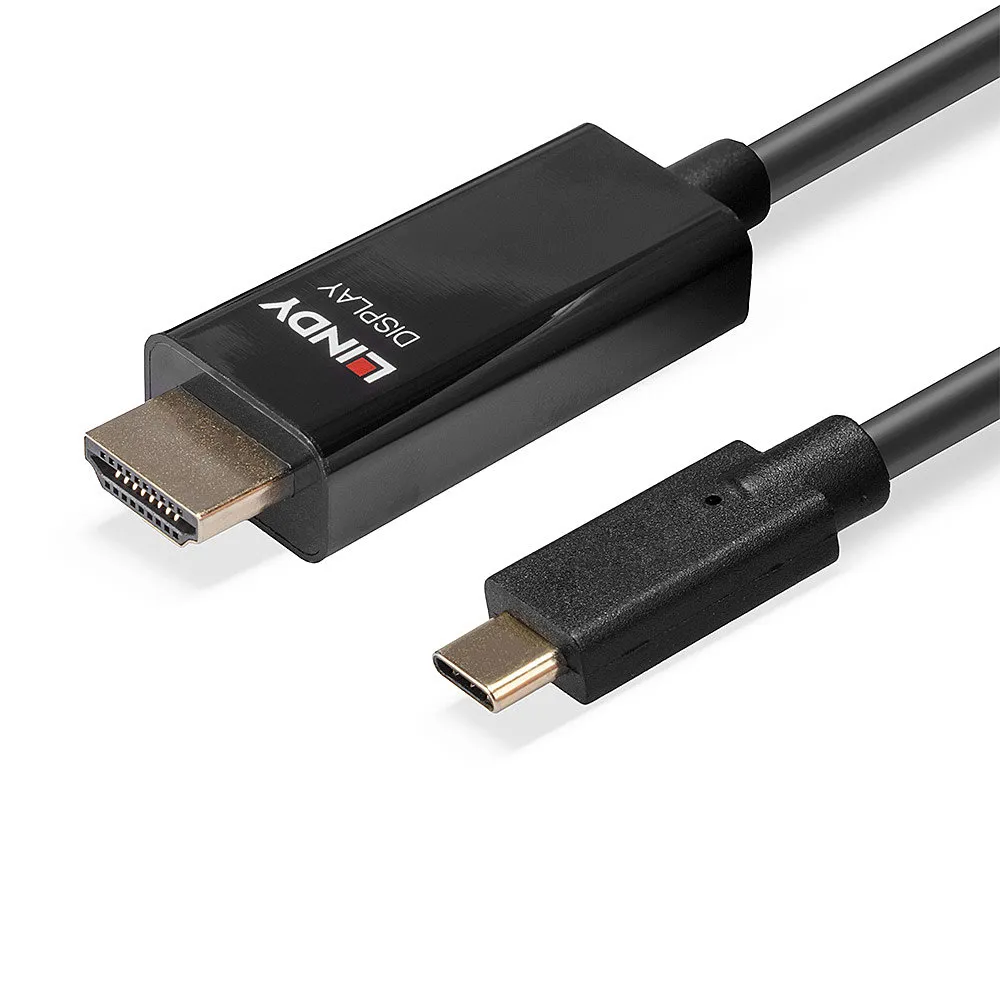 Lindy 43317 Videokabel-Adapter 10 m USB Typ-C HDMI Typ A (Standard) Schwarz – Bild 5