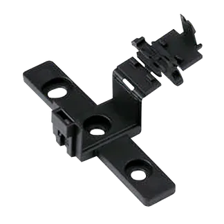 Befestigungsadapter WAGO, 2- bis 5-polig, für fliegende verbindungen, schwarz Befestigungsadapter WAGO, 2- bis 5-polig, für fliegende verbindungen, schwarz