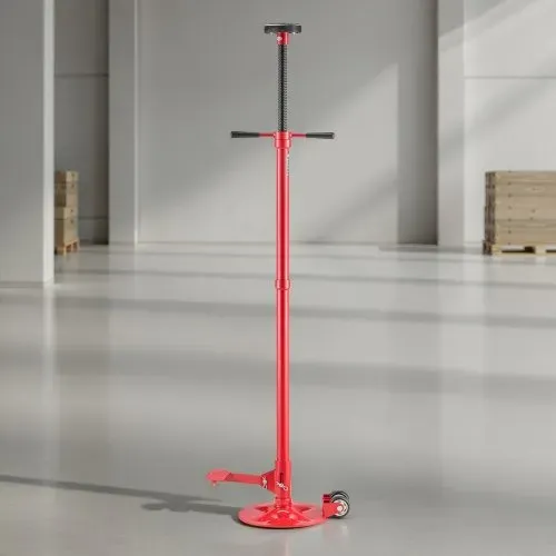 VEVOR Unterhub-Stützständer 1 t Rollbar, Höhenverstellbarer (1320–2033 mm) Wagenheberständer mit Kugelgelagertem Drehgriff & Pedal, zur Unterstützung von Fahrzeugkomponenten Autoreparatur – Bild 7