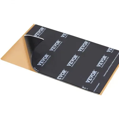 VEVOR 24er-Set Dämmmatte Auto 2,3m² Antidröhnmatte 247,9x390,9mm Fahrzeugdämmung 200mil(5mm) Stärke 4-lagige Schallschutzmatte Hitzebeständig Lärmschutz Akustikdämmung Geräuschdämmung – Bild 8