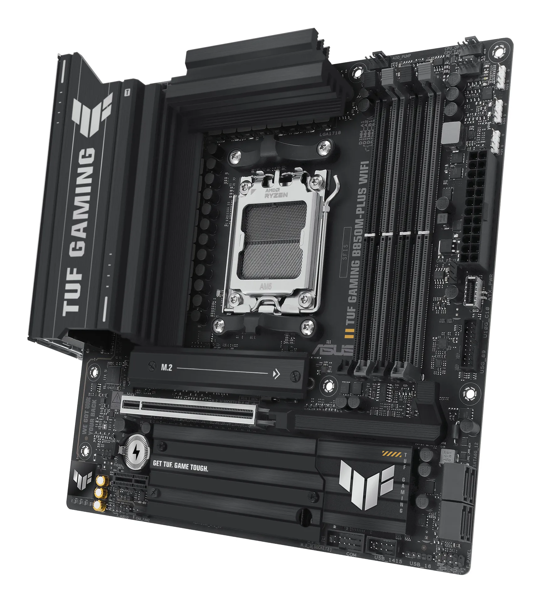 ASUS TUF GAMING B850M-PLUS WIFI AMD B850 Sockel AM5 micro ATX – Bild 6