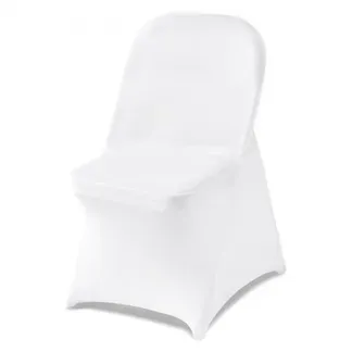 VEVOR Stuhlhussen Stuhlbezug Stretch 150 Stk. waschbarer & abnehmbarer Stuhlüberzug aus Polyester-Spandex für Hochzeitsfeiern Esszimmerbankette, passend für Klappstühle (45 x 46 x 77 cm) Weiß VEVOR Stuhlhussen Stuhlbezug Stretch 150 Stk. waschbarer & abnehmbarer Stuhlüberzug aus Polyester-Spandex für Hochzeitsfeiern Esszimmerbankette, passend für Klappstühle (45 x 46 x 77 cm) Weiß