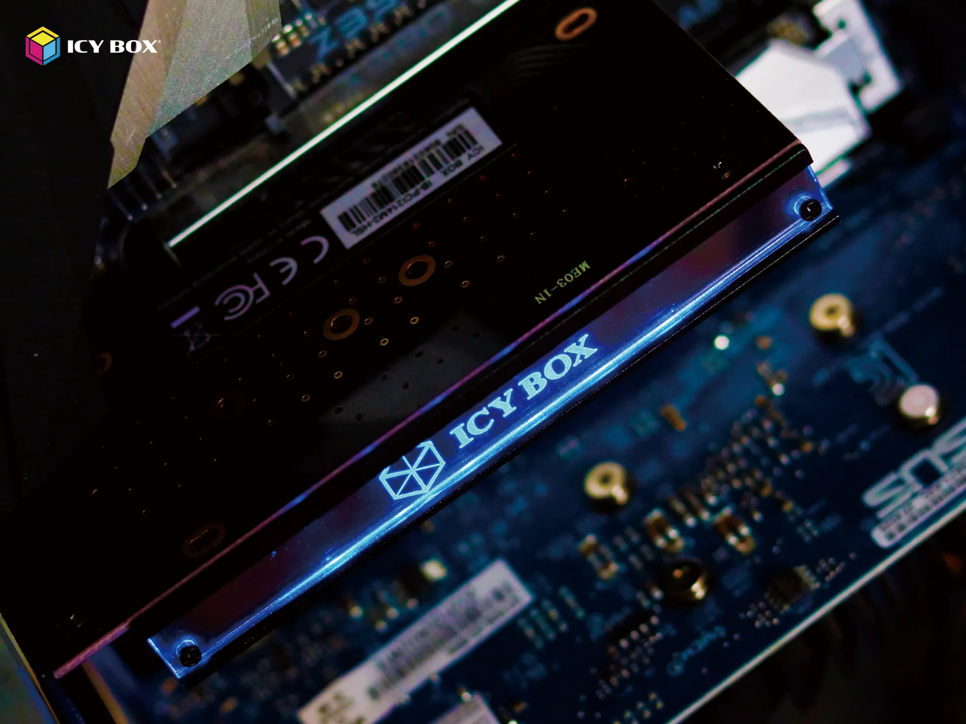 ICY BOX IB-PCI214M2-HSL, PCIe-Karte, 1x M.2 PCIe (NVMe) SSD zu PCIe 4.0 x4 über M-Key Sockel, Low + High Profile, inkl. passiv Kühlkörper – Bild 3