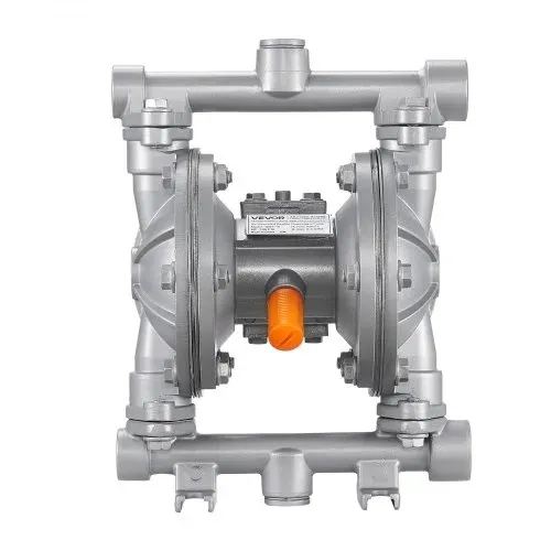 VEVOR Druckluft-Doppelmembranpumpe, 25 L/min, 3/8 Zoll Einlass & Auslass, pneumatische Altöl-Transferpumpe, max. 100 PSI, Gehäuse aus Aluminiumlegierung, für Diesel, Fett, Kerosin, Benzin – Bild 9