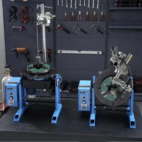 VEVOR Schweißdrehtisch 80 W Schweißpositionierer 1-12 U/min Manipulator 30 kg(Horizontal)/15 kg(vertikal) Drehtisch 0–90° Neigungswinkel KD200-Dreibackenfutter zum Schneiden, Schleifen, Montieren – Bild 7
