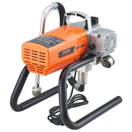 VEVOR Farbspritzgerät, 1500 W Airless-Farbspritzgerät, Schlauch-Farbspritzpistole, 3000 PSI Farbspritzgeräte für zu Hause für Schiffe, Brücken, Türme, Masten und andere große langfristige Metallstrukturen in der Industrie – Bild 9
