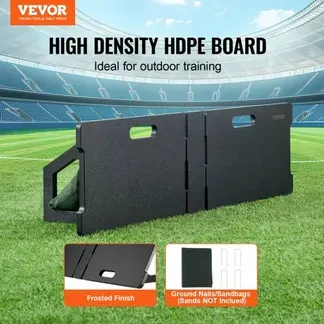 VEVOR Fußball Rebound Board faltbar, tragbares Prellwand 115 x 330 cm, HDPE Rebounder Ausrüstung mit 2 Rückprallwinkeln, Trainingsbrett Rebounder Kicker für Fußballtraining VEVOR Fußball Rebound Board faltbar, tragbares Prellwand 115 x 330 cm, HDPE Rebounder Ausrüstung mit 2 Rückprallwinkeln, Trainingsbrett Rebounder Kicker für Fußballtraining