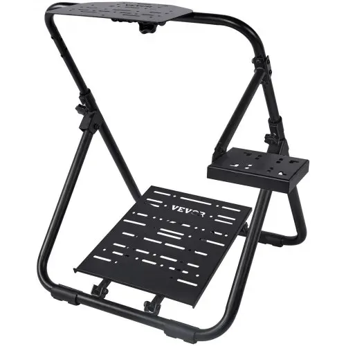 VEVOR Lenkradständer 600–830mm Gamesitz 0°-40° Spielsitz aus Stahlrahmen Rennsimulator für Rennspiele Spielsitz Rennsitz Racing Sitz für Logitech Thrustmaster Fanatec Hori und Mad Catz – Bild 8