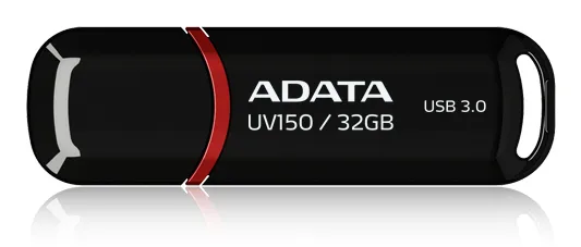 ADATA AUV150-32G-RBK USB-Stick 32 GB USB Typ-A 3.2 Gen 1 (3.1 Gen 1) Schwarz ADATA AUV150-32G-RBK USB-Stick 32 GB USB Typ-A 3.2 Gen 1 (3.1 Gen 1) Schwarz