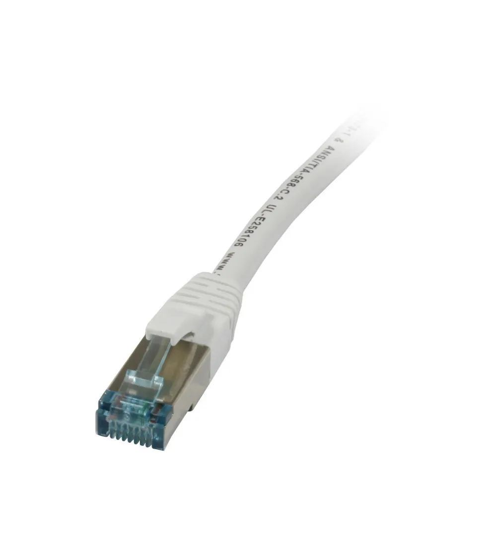 Patchkabel RJ45, CAT6A 500Mhz, 0.25m, weiss, S-STP(S/FTP), TPE/LSZH(Superflex), AWG26, Synergy 21 Patchkabel RJ45, CAT6A 500Mhz, 0.25m, weiss, S-STP(S/FTP), TPE/LSZH(Superflex), AWG26, Synergy 21