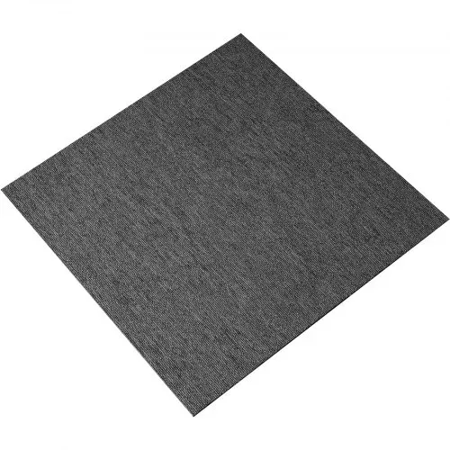 VEVOR Teppichfliesen, 500 x 500 x 5 mm, Teppichboden mit angebrachter Polsterung, weich gepolsterte Teppichfliesen, einfache DIY-Installation für Schlafzimmer und Wohnzimmer (20 Stk., Dunkelgrau) – Bild 9
