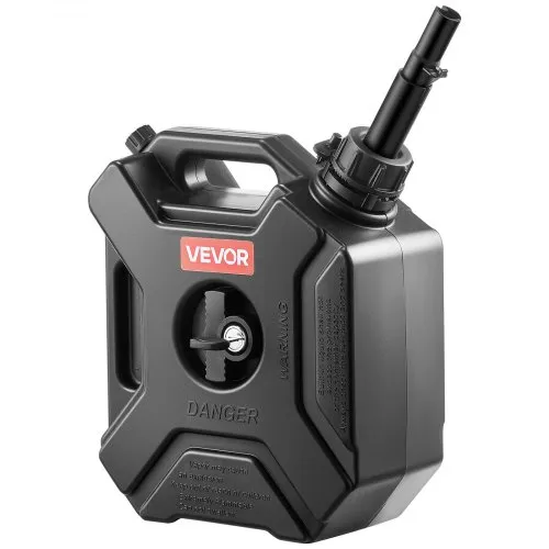 VEVOR Kraftstoffkanister 5 L, Benzinkanister mit Ausguss & verschließbarer Halterung, max. Durchflussrate 15 L/min, Flüssigkeitsbehälter für die meisten Autos, Motorräder, ATVs & UTVs, schwarz VEVOR Kraftstoffkanister 5 L, Benzinkanister mit Ausguss & verschließbarer Halterung, max. Durchflussrate 15 L/min, Flüssigkeitsbehälter für die meisten Autos, Motorräder, ATVs & UTVs, schwarz