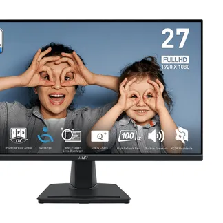 MSI Pro MP275QDE Computerbildschirm 68,6 cm (27″) 2560 x 1440 Pixel Wide Quad HD LCD Schwarz MSI Pro MP275QDE Computerbildschirm 68,6 cm (27″) 2560 x 1440 Pixel Wide Quad HD LCD Schwarz