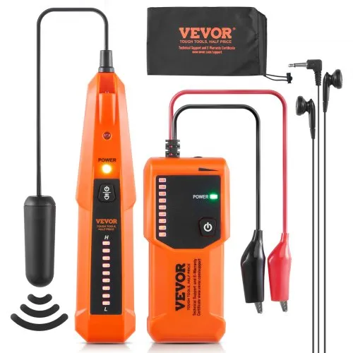 VEVOR Netzwerk Kabel Tester, max. 0,9 m Erkennungstiefe, Kabelsucher Kabelbruchdetektor mit Kopfhörer, max. 304,8 m Erkennungslänge, Kabel Testgerät für Haustierzäune, Sprinklerventilbewässerung VEVOR Netzwerk Kabel Tester, max. 0,9 m Erkennungstiefe, Kabelsucher Kabelbruchdetektor mit Kopfhörer, max. 304,8 m Erkennungslänge, Kabel Testgerät für Haustierzäune, Sprinklerventilbewässerung