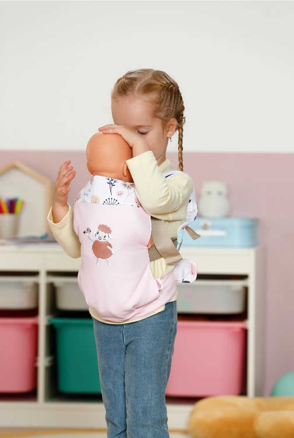 BABY born Baby Carrier Flower Puppentrage – Bild 3