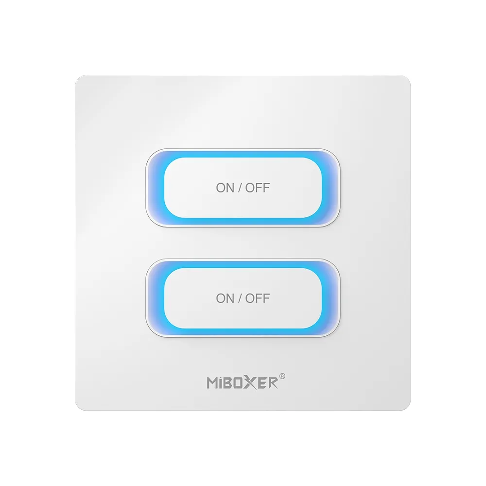 Synergy 21 LED Fernbedienung 2 Gang Smart Switch Wifi + 2,4GHz Bewegungssensor + Dimm *Milight/Miboxer* (w) Synergy 21 LED Fernbedienung 2 Gang Smart Switch Wifi + 2,4GHz Bewegungssensor + Dimm *Milight/Miboxer* (w)