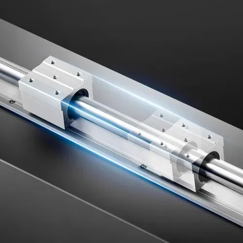 VEVOR Linearführungen SBR20, 2er-Pack 2000 mm Linearschienen & 4 Stk. Gleitblöcke, vollumfänglich gelagerte Welle, Führungsschienen für Schneid-, Schleif-, Fräs- & Bohrmaschinen – Bild 7