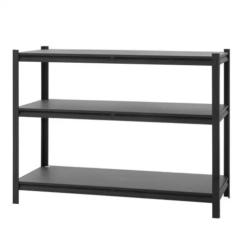 VEVOR Schwerlastregal 1230x465x1813mm, 1134kg Belastbares Lagerregal mit Stahlgestell & 5 Verstellbaren Ablagen, Teilbares Steckregal als Werkbank, Flexibles Metallregal für Keller Garage Werkstatt – Bild 10