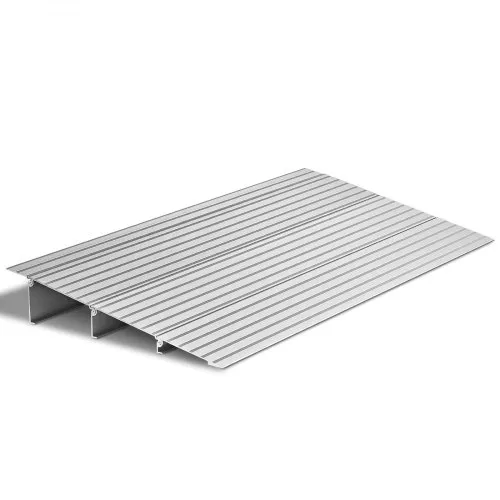 VEVOR Türschwellenrampe, 423x864x87 mm, Rollstuhlrampe aus Aluminiumlegierung mit einer Tragkraft von 360 kg, Bordsteinrampen für Heimtreppen für Rollstühle Roller Gehhilfen Fahrräder Dreiräder VEVOR Türschwellenrampe, 423x864x87 mm, Rollstuhlrampe aus Aluminiumlegierung mit einer Tragkraft von 360 kg, Bordsteinrampen für Heimtreppen für Rollstühle Roller Gehhilfen Fahrräder Dreiräder